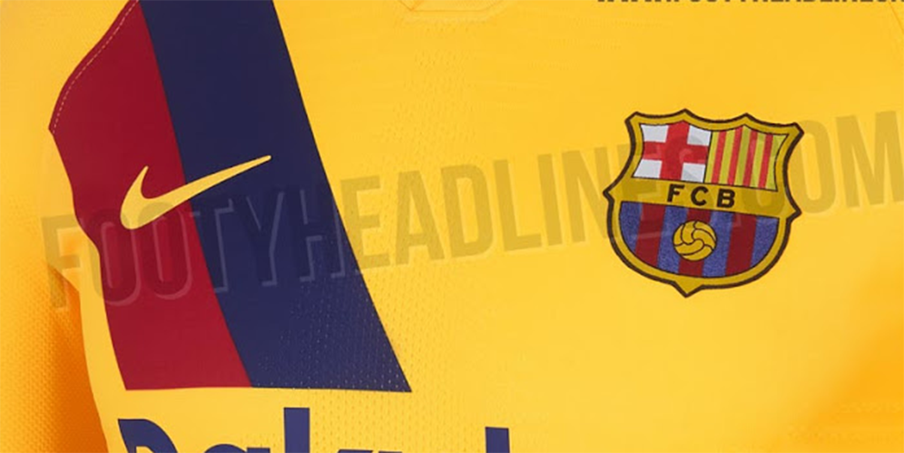 Jersey Kuning Barcelona Bergaris Diagonal Cantik, Ikonik Bro!